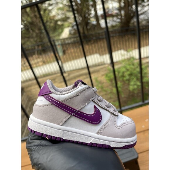 Nike Dunk Low TD ‘Platinum Violet Purple’ – Size 7C (FB9107-104) – No Box - Picture 6 of 9